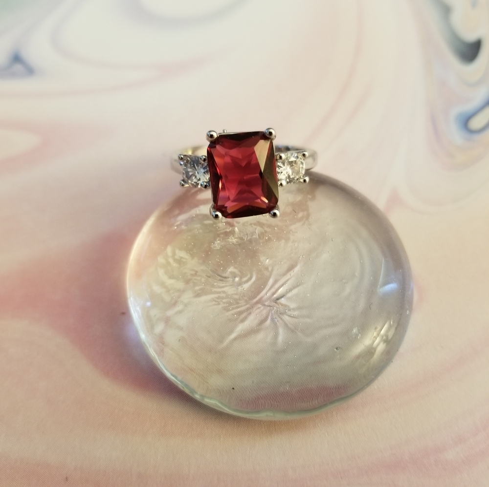 Lab Created Ruby Ring